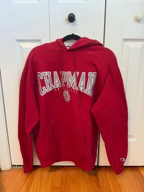 Champion Red Chapman University Hoodie